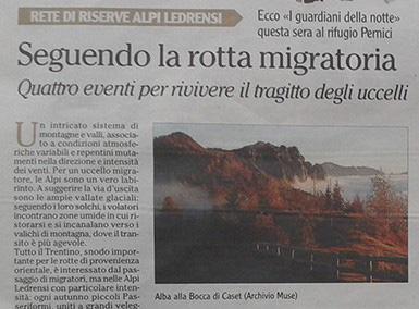 Seguendo la rotta migratoria